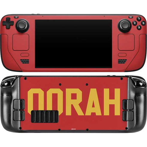 Oorah Military Steam Deck Handheld Gaming Computer OLED Skin