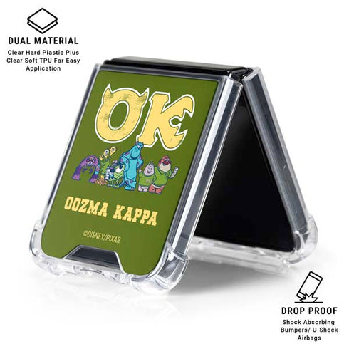 Disney Monsters University Oozma Kappa Galaxy Z Flip6 Clear Case