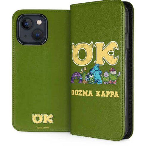 Disney Monsters University Oozma Kappa iPhone 14 Plus Folio Case