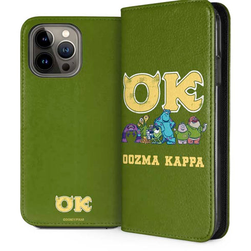 Disney Monsters University Oozma Kappa iPhone 14 Pro Max Folio Case