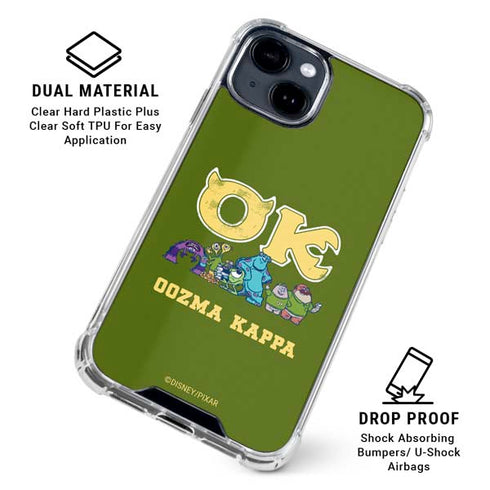 Disney Monsters University Oozma Kappa iPhone 15 Clear Case