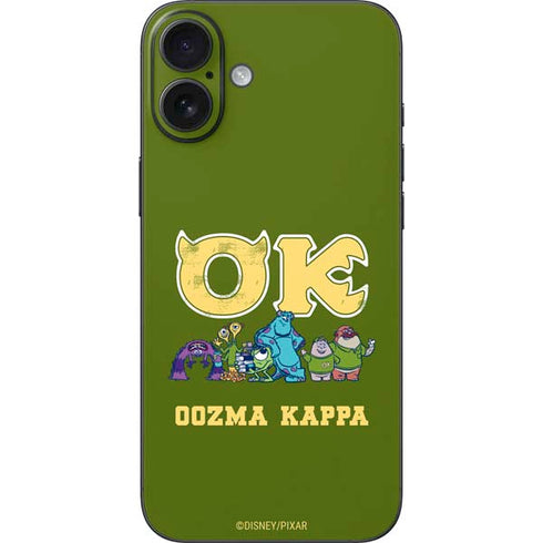 Disney Monsters University Oozma Kappa iPhone 16 Plus Skin