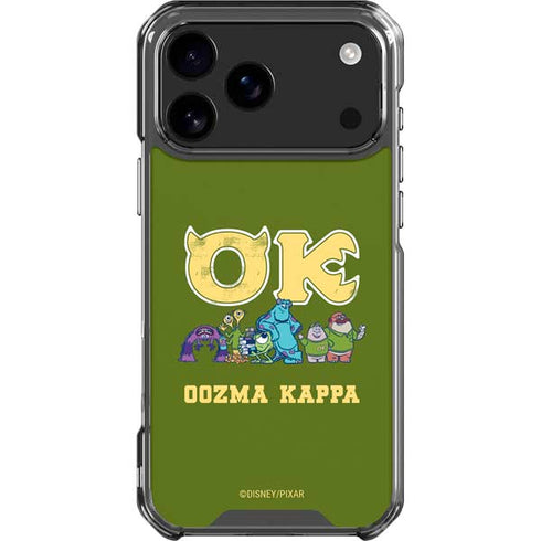 Disney Monsters University Oozma Kappa iPhone 18 Pro Max Clear Case