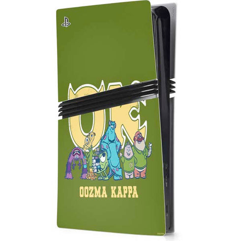 Disney Monsters University Oozma Kappa PS5 Pro Console Skin