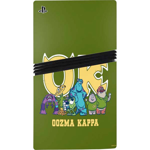 Disney Monsters University Oozma Kappa PS5 Pro Console Skin