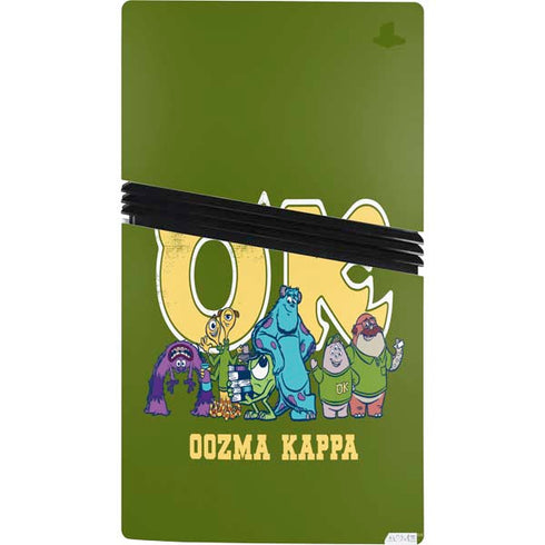 Disney Monsters University Oozma Kappa PS5 Pro Console Skin