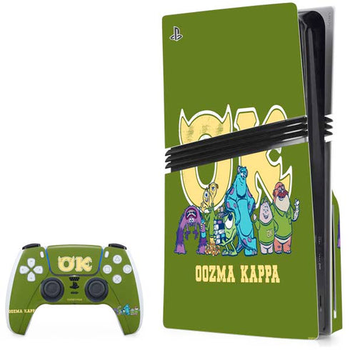 Disney Monsters University Oozma Kappa PS5 Pro Disk Bundle Skin