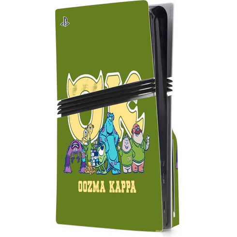 Disney Monsters University Oozma Kappa PS5 Pro Disk Console Skin
