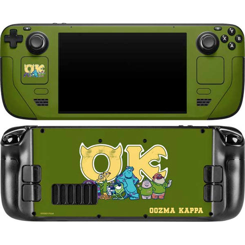 Disney Monsters University Oozma Kappa Steam Deck Handheld Gaming Computer OLED Skin