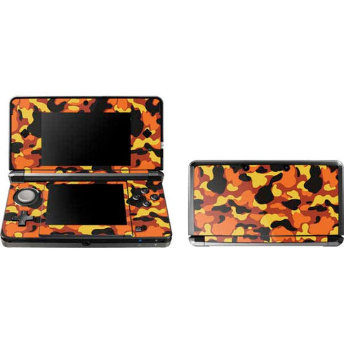 Orange Camo Nintendo Skins