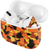 Orange Camo AirPods Skins