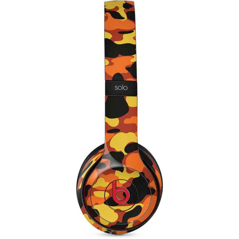 Orange Camo Beats Solo 3 Wireless Skin