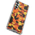 Orange Camo Gabb Phone 4 Clear Case