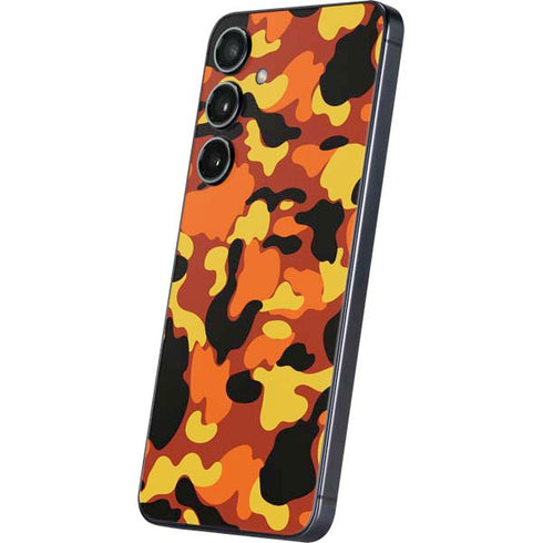 Orange Camo Galaxy A16 5G Skin