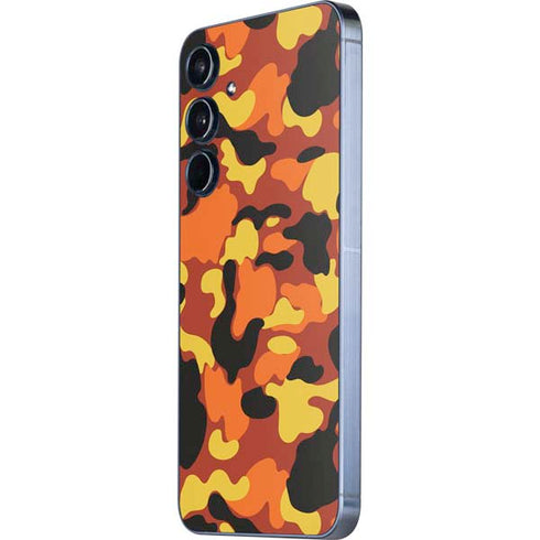 Orange Camo Galaxy A35 5G Skin