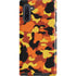 Orange Camo Galaxy Cases