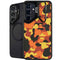 Orange Camo Galaxy S24 FE Kickstand Case