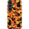 Orange Camo Galaxy S25 Impact Case