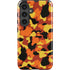 Orange Camo Galaxy S25 Impact Case