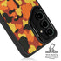 Orange Camo Galaxy S25 Kickstand Case