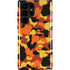Orange Camo Galaxy Cases