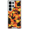 Orange Camo Galaxy S25 Ultra Clear Case