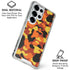 Orange Camo Galaxy S25 Ultra Clear Case