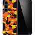 Orange Camo Galaxy Z Fold5 5G Skin