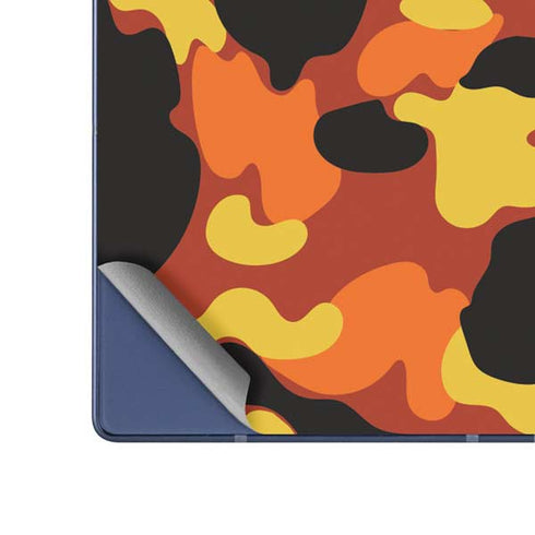 Orange Camo Galaxy Z Fold6 Skin