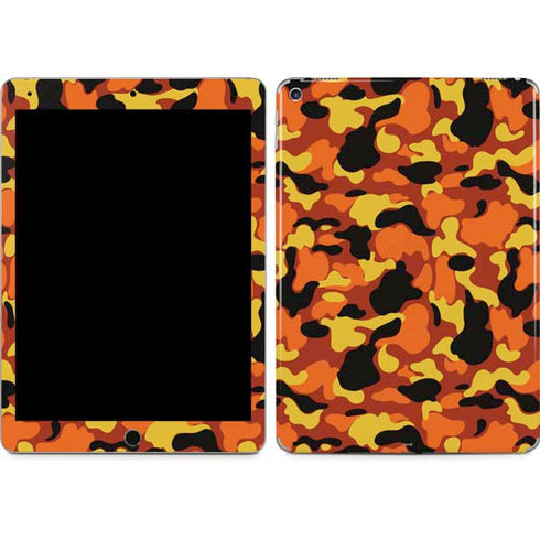 Orange Camo iPad Skins