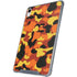 Orange Camo iPad 11th Gen (2025) Clear Case