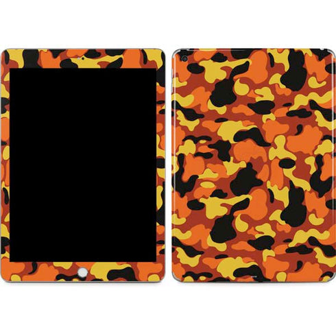 Orange Camo Apple iPad Skin