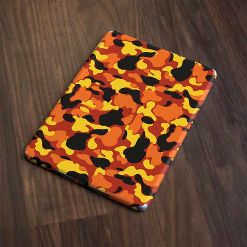 Orange Camo Apple iPad Skin