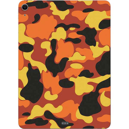 Orange Camo Apple iPad Air Skin