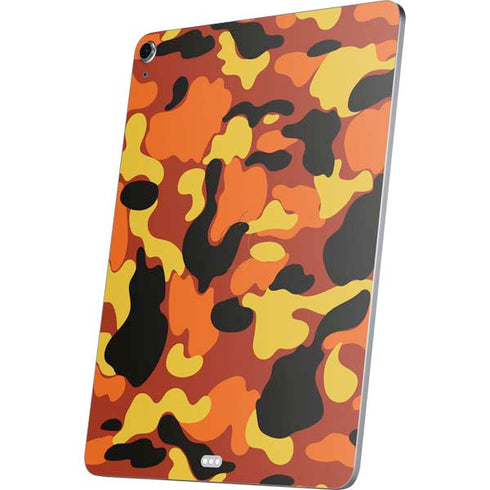 Orange Camo Apple iPad Air Skin