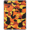 Orange Camo iPad Pro 11in (2024) Clear Case