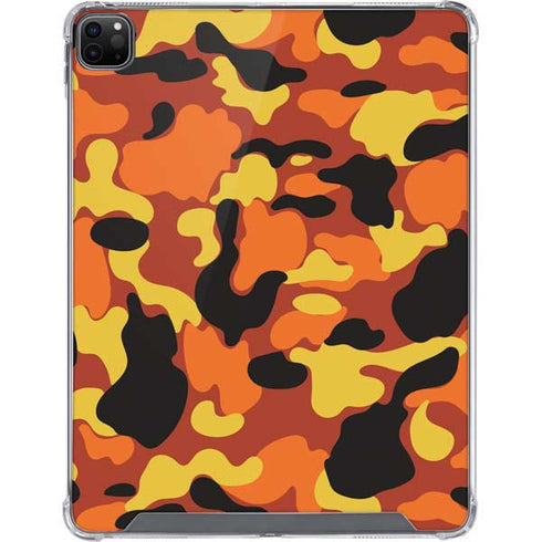 Orange Camo iPad Cases