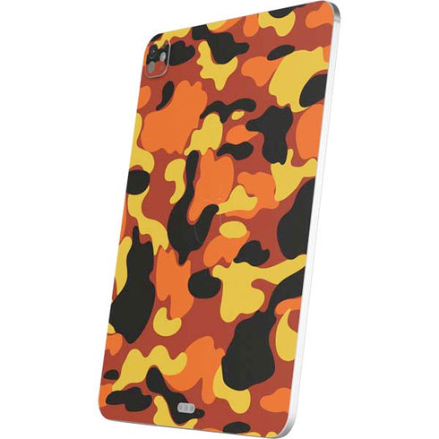 Orange Camo iPad Pro 13in M4 (2024) Skin