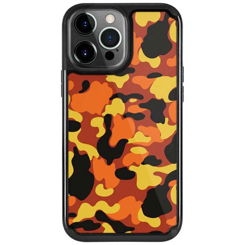 Orange Camo iPhone Cases