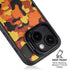 Orange Camo iPhone 14 Kickstand Case