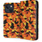Orange Camo iPhone 15 Folio Case