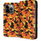 Orange Camo iPhone 15 Pro Folio Case
