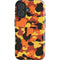 Orange Camo iPhone 16 Plus Impact Case