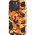 Orange Camo iPhone 16 Pro Impact Case