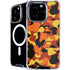 Orange Camo iPhone 16 Pro MagSafe Case