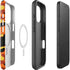 Orange Camo iPhone 16 Pro Magsafe Impact Case