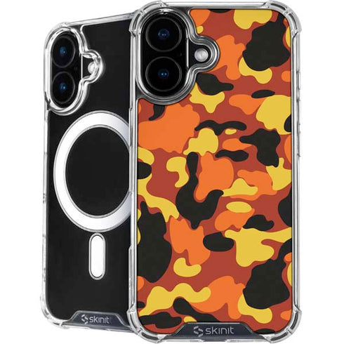 Orange Camo iPhone 17 MagSafe Case