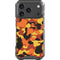 Orange Camo iPhone 18 Pro Clear Case