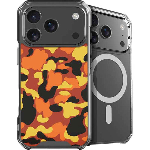 Orange Camo iPhone 18 Pro MagSafe Case