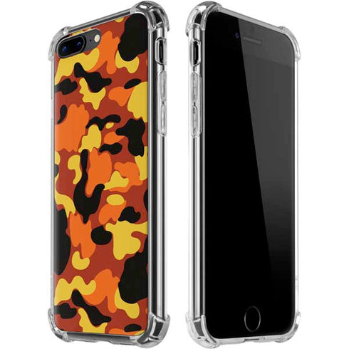 Orange Camo iPhone Cases